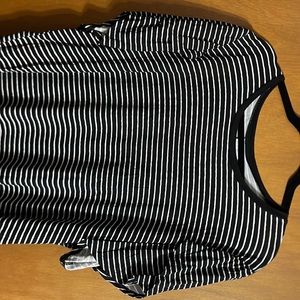 LuLaRoe Black and White Olive top